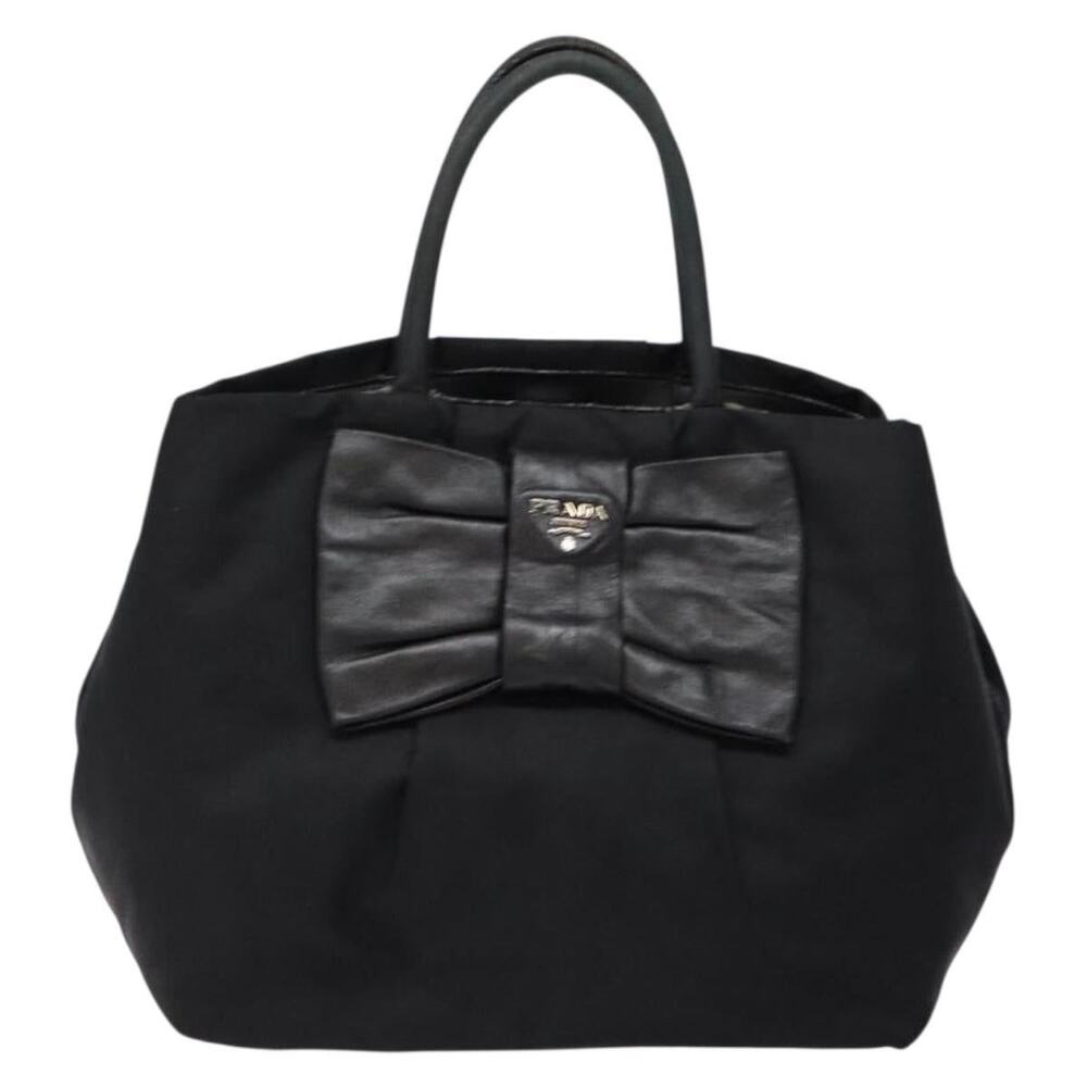 Prada Nylon Handbag Silver